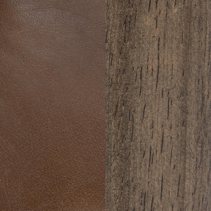 Classic Home - Lynden Set of 2 Top Grain Leather Dining Chair - 53006503 - GreatFurnitureDeal