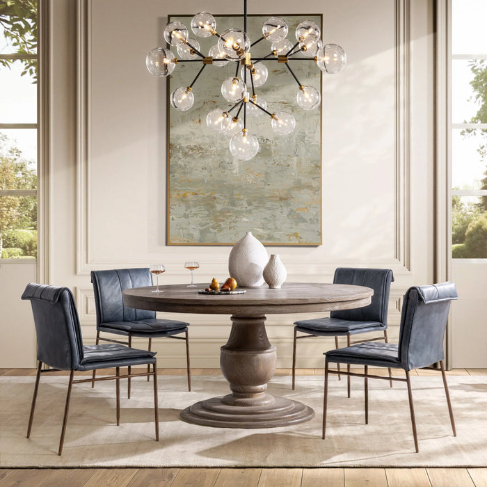 Classic Home - Mayer Dining Chair in Ocean Blue (Set of 2) - 53006504 - GreatFurnitureDeal