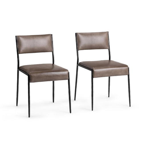Classic Home - Kayne Dining Chair in Sand (Set of 2) - 53006517 - GreatFurnitureDeal
