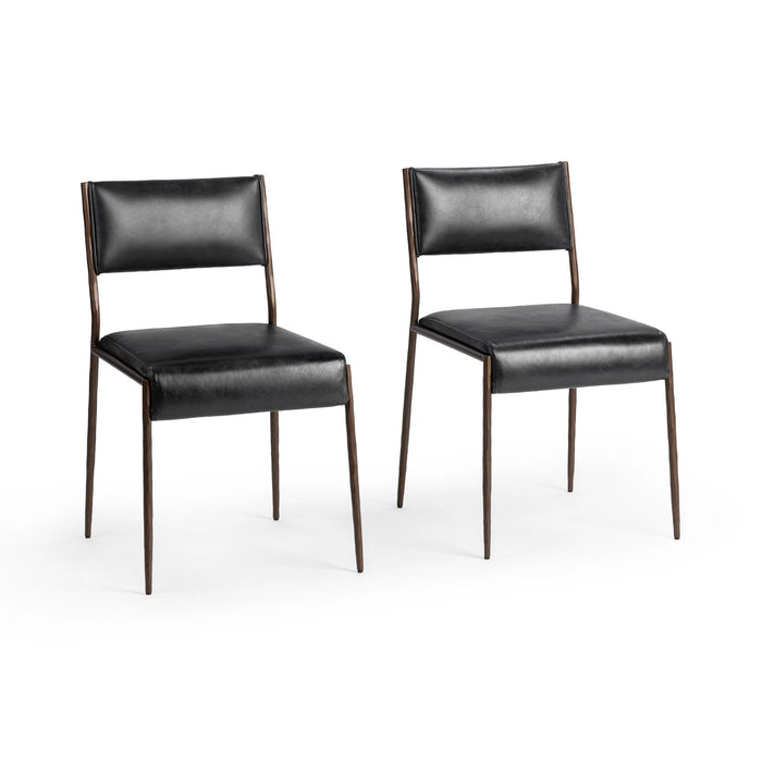 Classic Home - Kayne Dining Chair in Jet Black (Set of 2) - 53006518