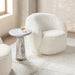 Classic Home - Adley Upholstered Fabric Plush Swivel Chair - 53006542 - GreatFurnitureDeal