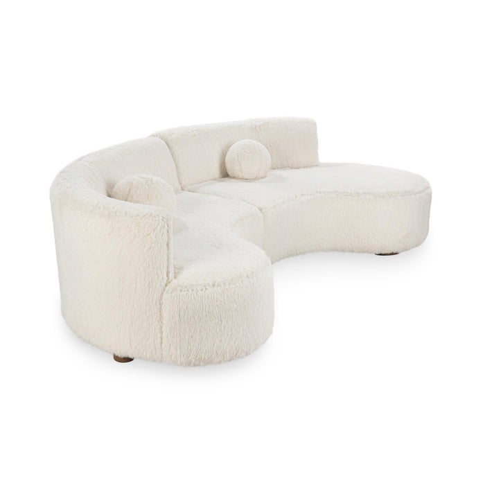 Classic Home - Octavia Upholstered Fabric Sectional - 53006544