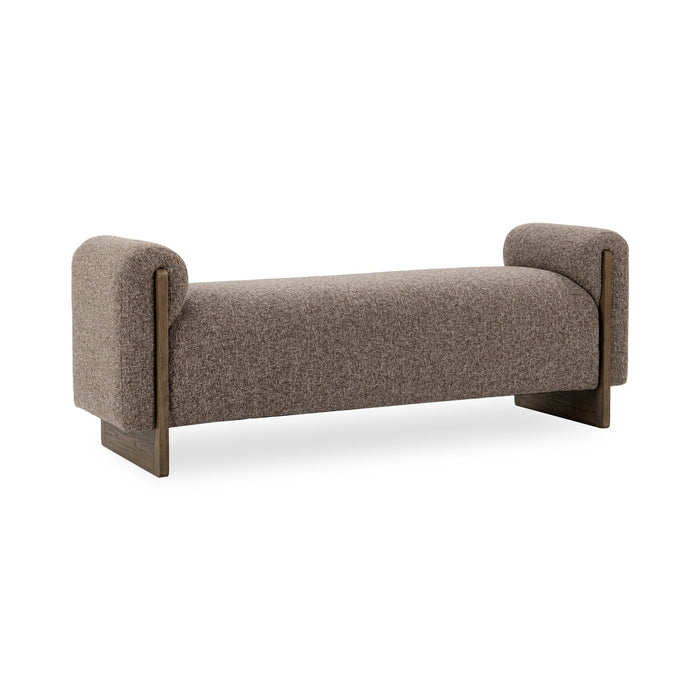 Classic Home - Sierra Upholstered Bench - Bronzed Cocoa - 53006547 - GreatFurnitureDeal