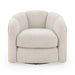 Classic Home - Daisy Upholstered Fabric Accent Swivel Chair - 53006556 - GreatFurnitureDeal