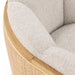Classic Home - Daisy Upholstered Fabric Accent Swivel Chair - 53006556 - GreatFurnitureDeal