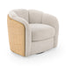 Classic Home - Daisy Upholstered Fabric Accent Swivel Chair - 53006556 - GreatFurnitureDeal