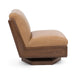 Classic Home - Myla Top Grain Leather Swivel Accent Chair - 53006562 - GreatFurnitureDeal