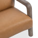 Classic Home - Reyna Top Grain Leather Accent Chair - 53006564 - GreatFurnitureDeal