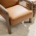 Classic Home - Reyna Top Grain Leather Accent Chair - 53006564 - GreatFurnitureDeal