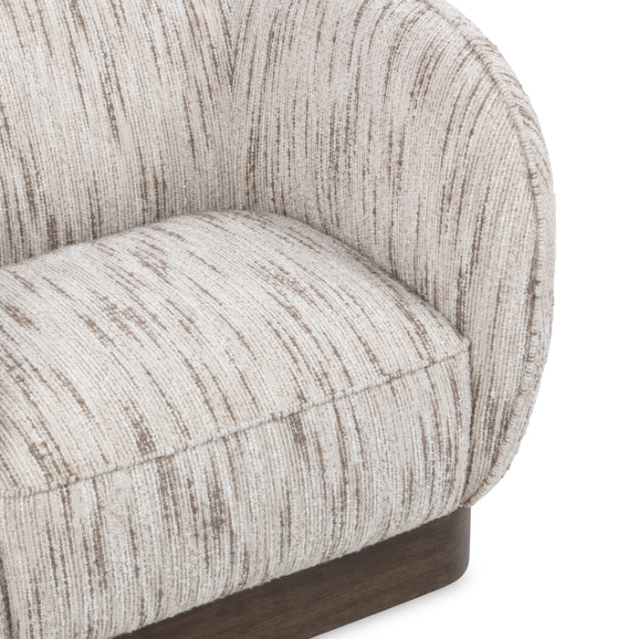 Classic Home - Rinner Upholstered Fabric Swivel Accent Chair - 53006566 - GreatFurnitureDeal