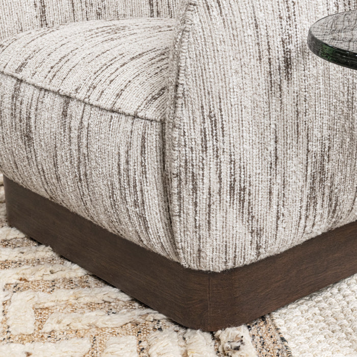 Classic Home - Rinner Upholstered Fabric Swivel Accent Chair - 53006566 - GreatFurnitureDeal