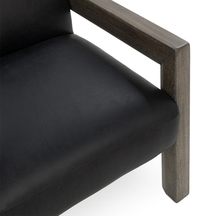 Classic Home - Aliza Top Grain Leather Accent Chair - 53006605 - GreatFurnitureDeal