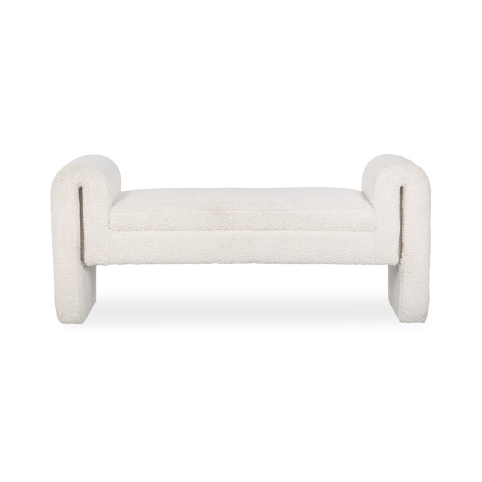 Classic Home - Ada Upholstered Fabric Bench - 53006609 - GreatFurnitureDeal