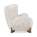 Classic Home - Riya Upholstered Fabric Plush Accent Chair - 53006612 - GreatFurnitureDeal