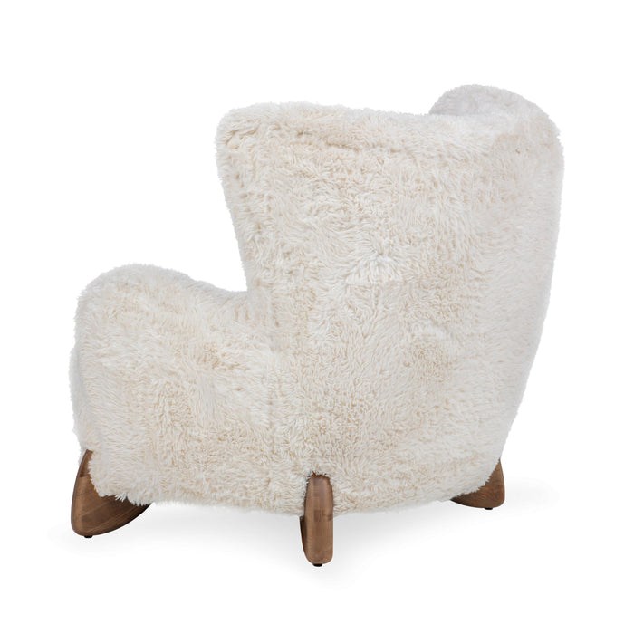 Classic Home - Riya Upholstered Fabric Plush Accent Chair - 53006612 - GreatFurnitureDeal