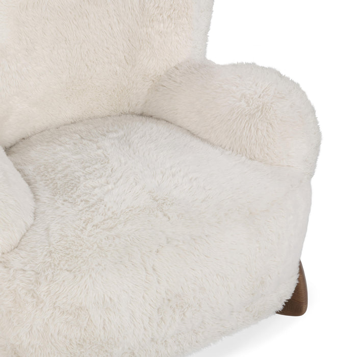 Classic Home - Riya Upholstered Fabric Plush Accent Chair - 53006612 - GreatFurnitureDeal
