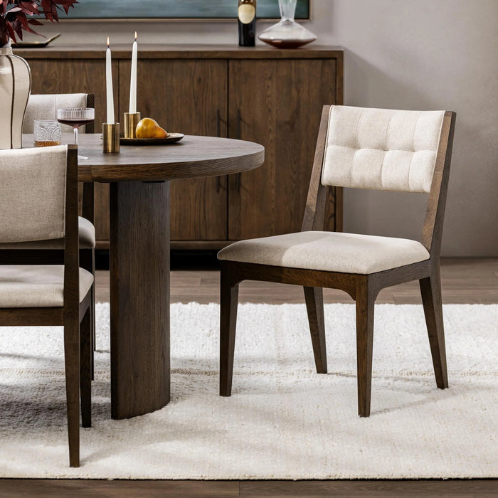 Classic Home - Estelle Dining Chair in Soft Cocoa (Set of 2) - 53006627