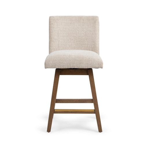 Classic Home - Ava Swivel Counter Stool in Vanilla Oat - 53006653 - GreatFurnitureDeal