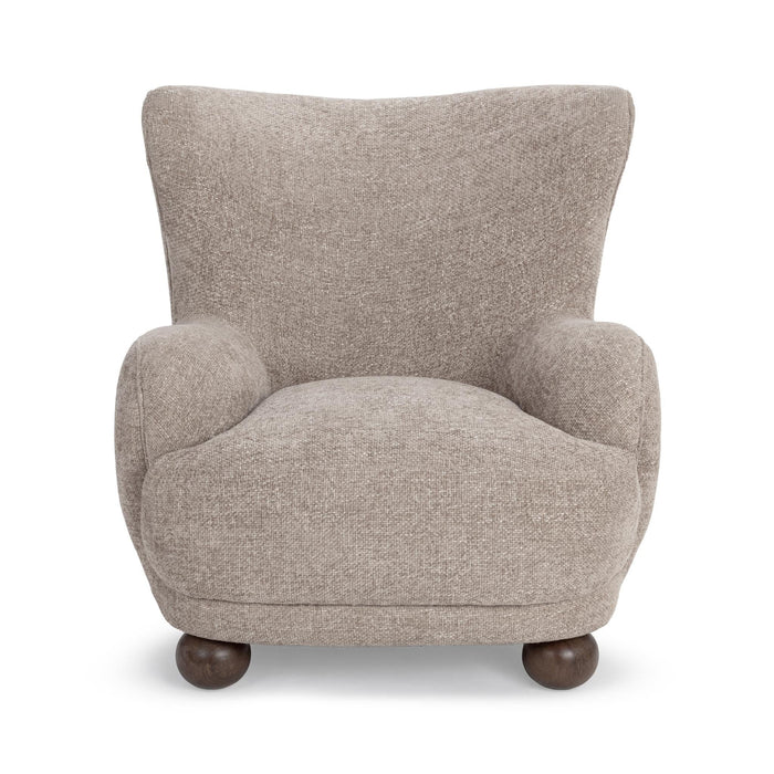 Classic Home - Penelope Accent Chair in Mushroom Taupe - 53006659