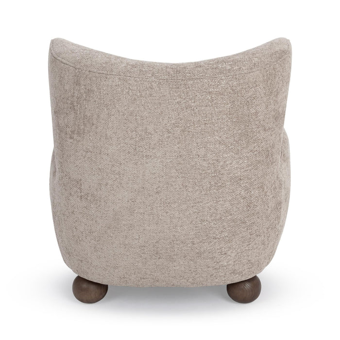 Classic Home - Penelope Accent Chair in Mushroom Taupe - 53006659