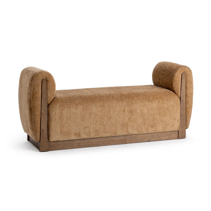 Classic Home - Soraya Accent Bench in Spiced Amber - 53006670