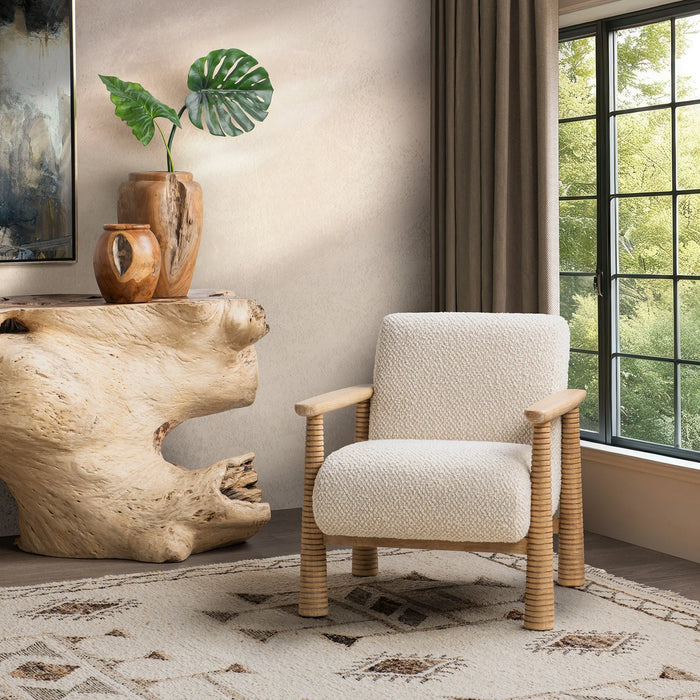 Classic Home - Caprice Accent Chair in Beige Natural - 53006679