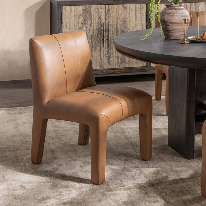 Classic Home - Liliana Dining Chair in Tan - 53006681