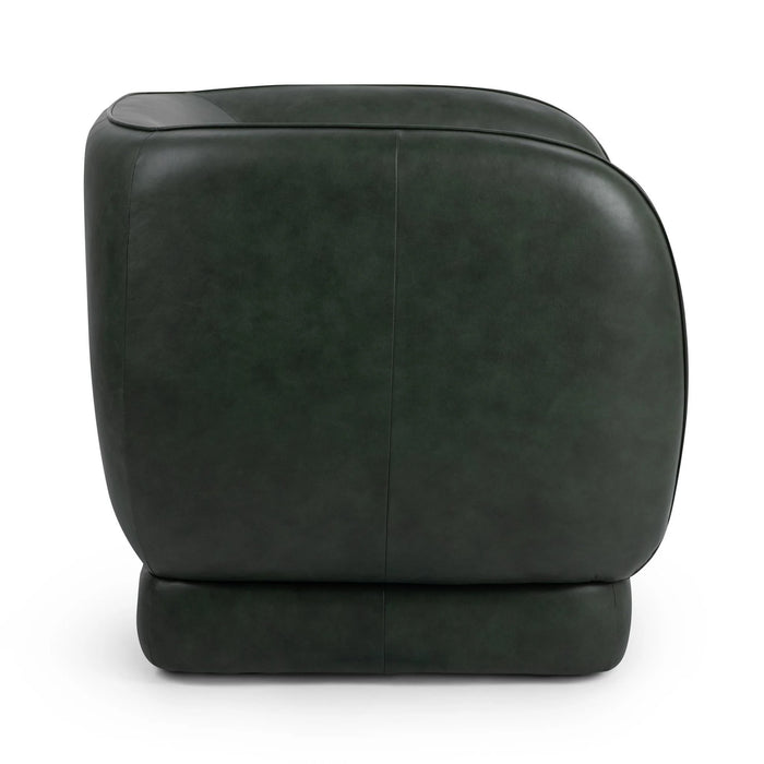 Classic Home - Rinner Swivel Chair in Hunter Green - 53006690 - GreatFurnitureDeal