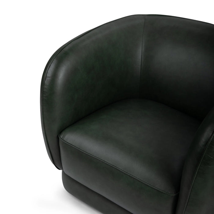 Classic Home - Rinner Swivel Chair in Hunter Green - 53006690 - GreatFurnitureDeal