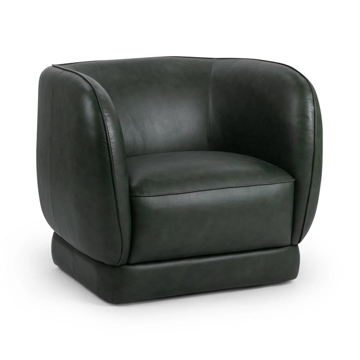 Classic Home - Rinner Swivel Chair in Hunter Green - 53006690 - GreatFurnitureDeal