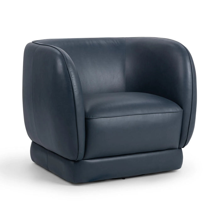 Classic Home - Rinner Swivel Chair in Mystic Blue - 53006691 - GreatFurnitureDeal