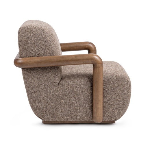 Classic Home - Welson Swivel Accent Chair in Warm Mocha - 53006702 - GreatFurnitureDeal