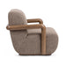 Classic Home - Welson Swivel Accent Chair in Warm Mocha - 53006702 - GreatFurnitureDeal