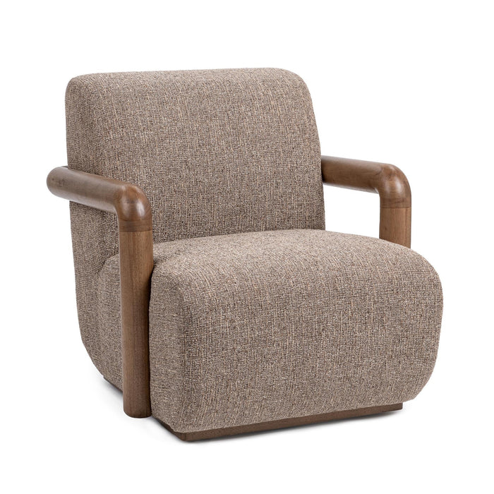 Classic Home - Welson Swivel Accent Chair in Warm Mocha - 53006702 - GreatFurnitureDeal