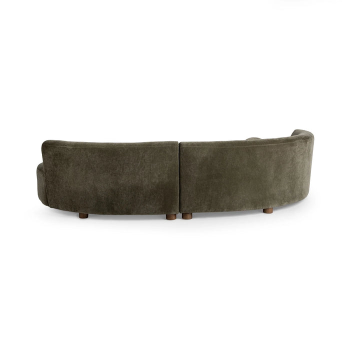 Classic Home - Octavia 2 Piece Sectional in Olive Moss - 53006717