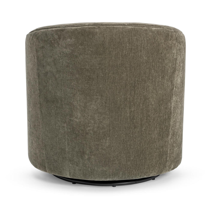 Classic Home - Valencia Swivel Accent Chair in Olive Moss - 53006721