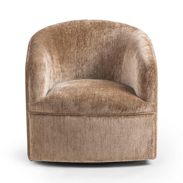 Classic Home - Valencia Swivel Accent Chair in Walnut Heather - 53006722