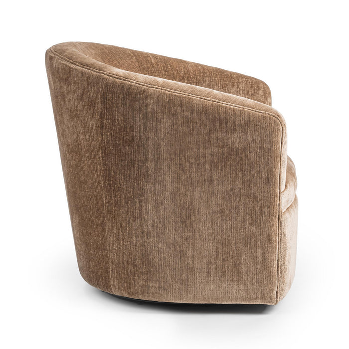 Classic Home - Valencia Swivel Accent Chair in Walnut Heather - 53006722