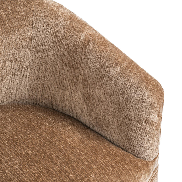 Classic Home - Valencia Swivel Accent Chair in Walnut Heather - 53006722