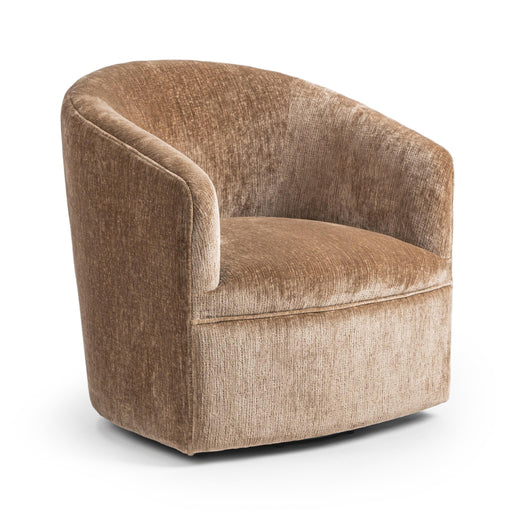 Classic Home - Valencia Swivel Accent Chair in Walnut Heather - 53006722 - GreatFurnitureDeal