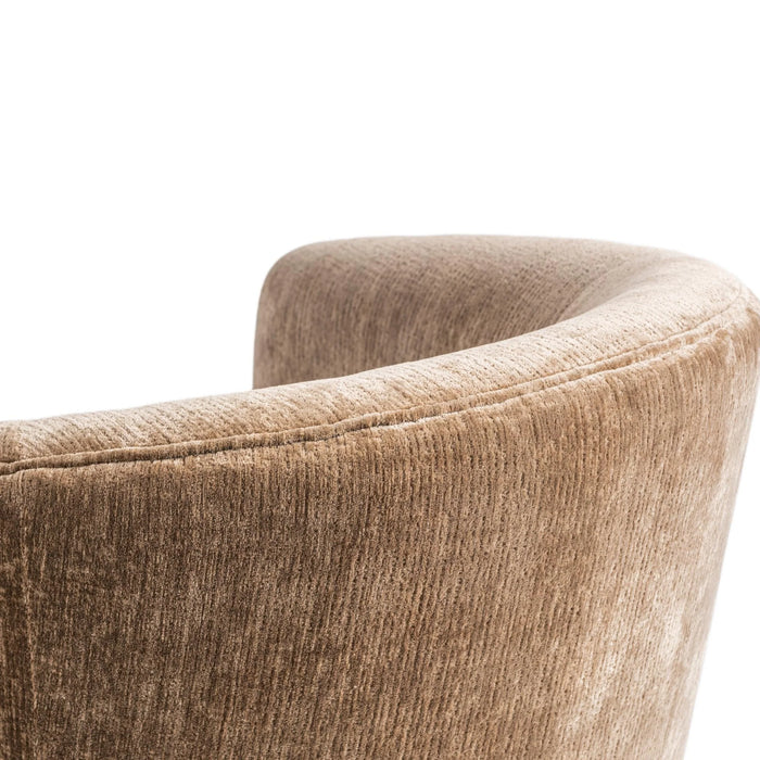 Classic Home - Valencia Swivel Accent Chair in Walnut Heather - 53006722