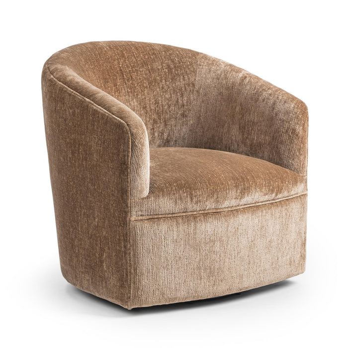 Classic Home - Valencia Swivel Accent Chair in Walnut Heather - 53006722