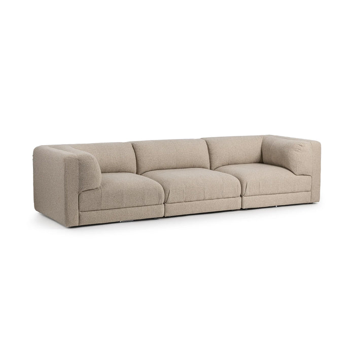 Classic Home - Adalynne 3 Piece Sectional in Buttermilk - 53006770
