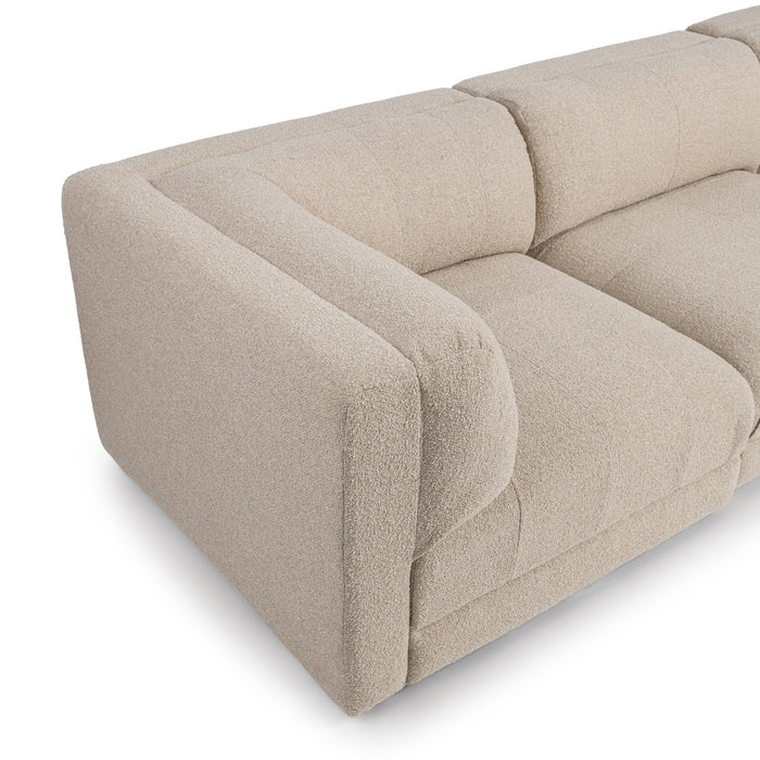 Classic Home - Adalynne 3 Piece Sectional in Buttermilk - 53006770