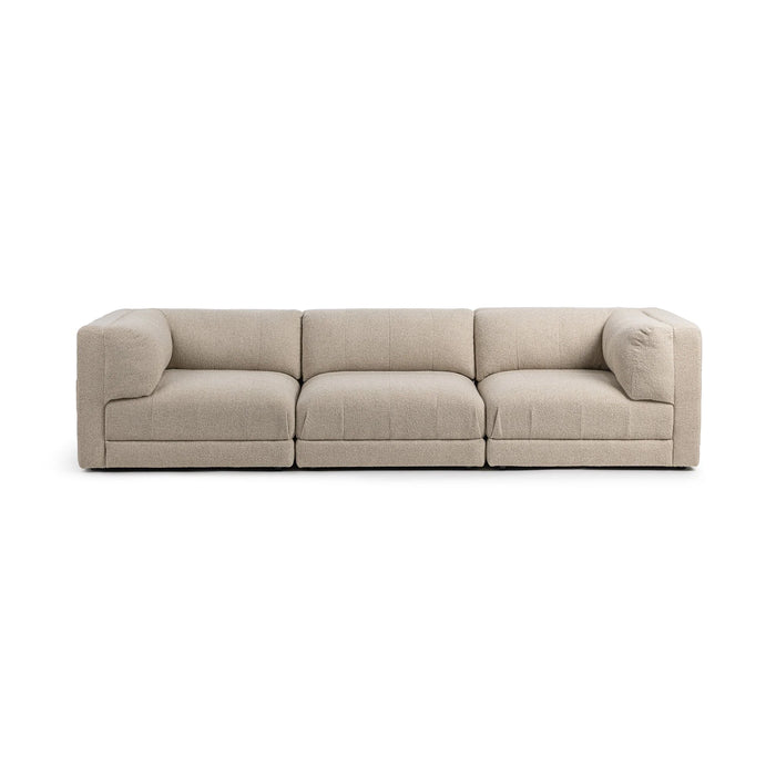 Classic Home - Adalynne 3 Piece Sectional in Buttermilk - 53006770