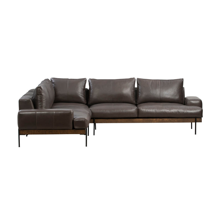 Classic Home Furniture - Largo Sectional Sofa Storm MX - 53007574 - GreatFurnitureDeal