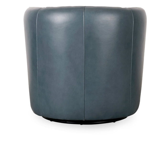 Classic Home Furniture - Bronson Swivel Accent Chair Blue MX - 53007584