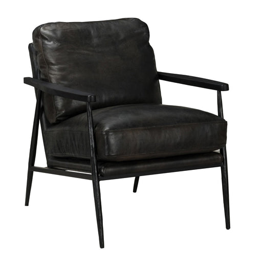 Classic Home - Christopher Club Chair Black - 53051230 - GreatFurnitureDeal