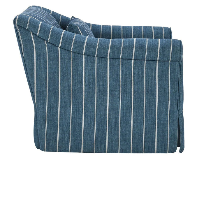 Classic Home - Lana Swivel Chair in Navy Blue - 53051282