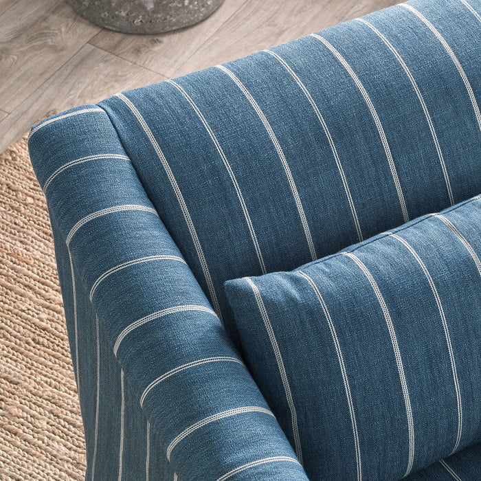 Classic Home - Lana Swivel Chair in Navy Blue - 53051282
